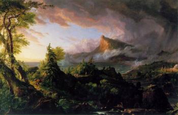 Thomas Cole : The Course of the Empire: The Savage State